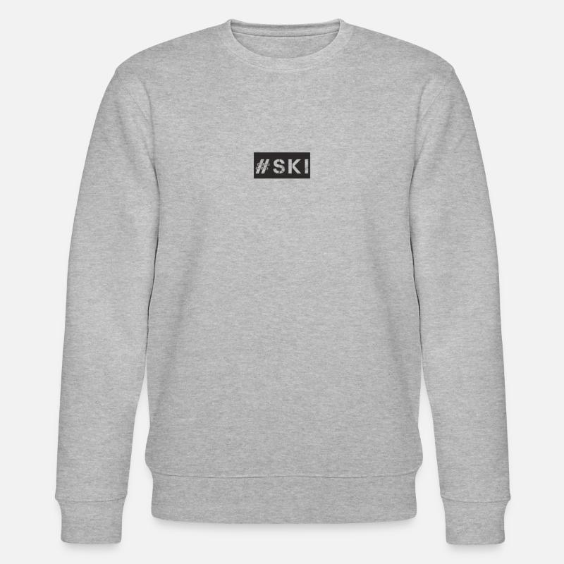 Ski - #ski - Stanley/Stella Unisex Bio-Sweatshirt CHANGER  - Grau meliert