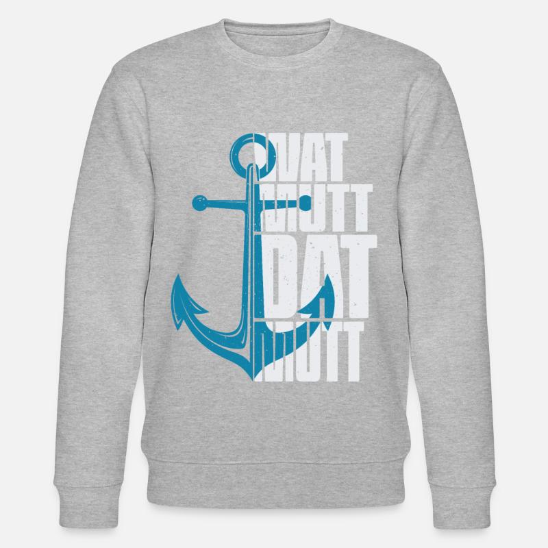 Wat Mutt Dat Mutt - Stanley/Stella CHANGER Unisex Organic Sweatshirt - heather grey