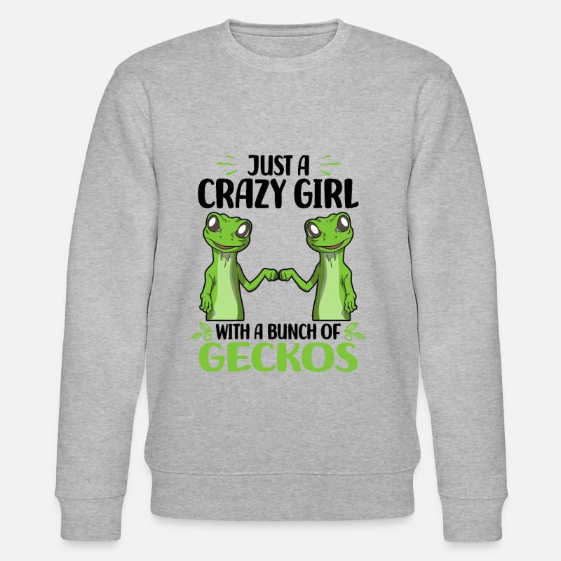 Geckos - Sweat bio CHANGER Stanley/Stella Unisexe - gris chiné