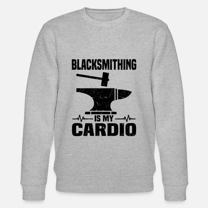 Forging Proverbs - Stanley/Stella CHANGER Unisex Organic Sweatshirt - heather grey