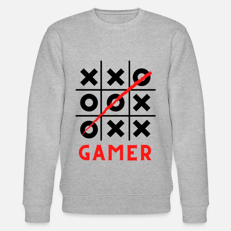 GAMER MOTS CROISÉS JEUX - Sweat bio CHANGER Stanley/Stella Unisexe - gris chiné