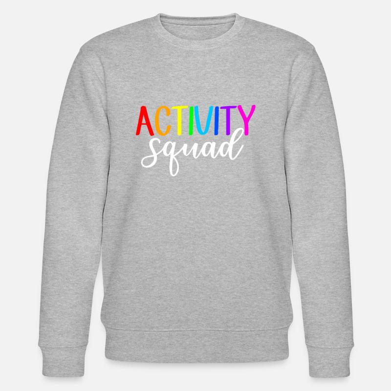 activity squad, activity assistant - Stanley/Stella CHANGER Unisex Organic Sweatshirt - heather grey
