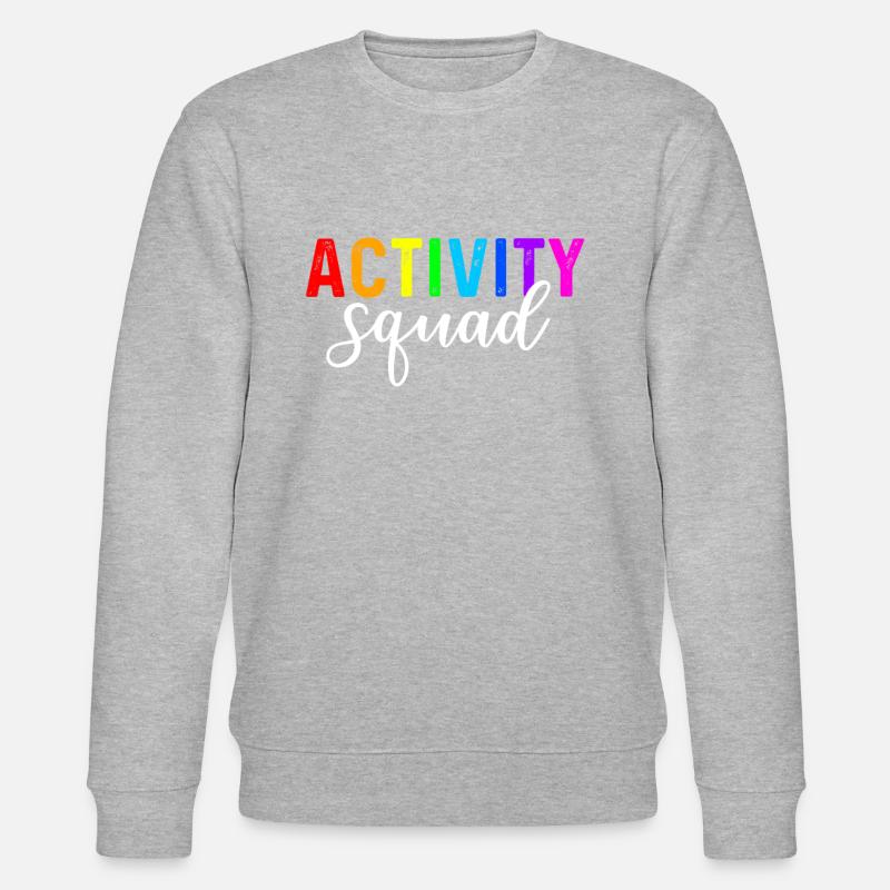 activity squad, activity assistant - Stanley/Stella CHANGER Unisex Organic Sweatshirt - heather grey
