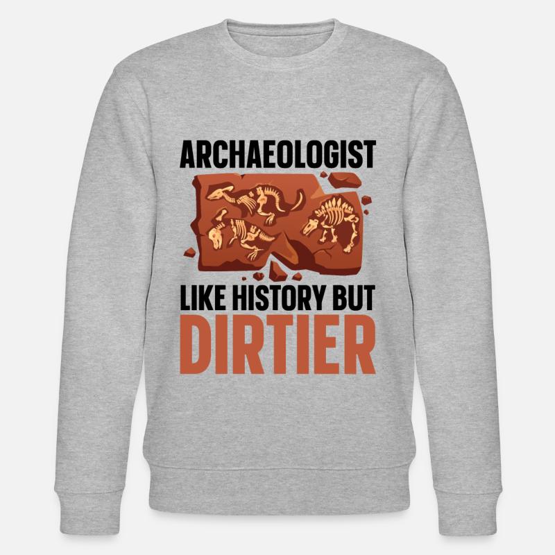 Archéologue comme l’histoire Artefact Archéologie - Sweat bio CHANGER Stanley/Stella Unisexe - gris chiné