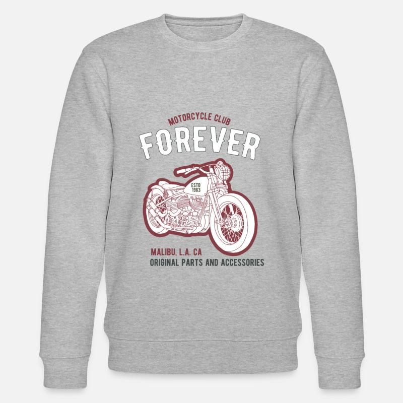 Biker, Motorradfahrer - Stanley/Stella Unisex Bio-Sweatshirt CHANGER  - Grau meliert