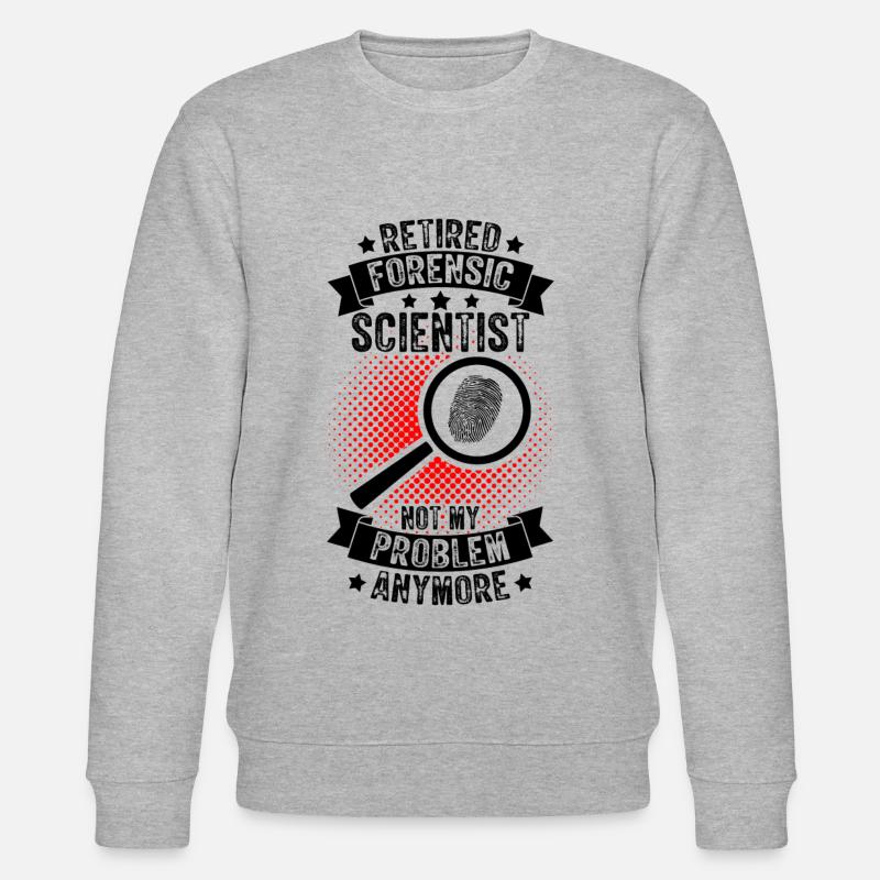 Pensionierter Forensischer Ermittler - Stanley/Stella Unisex Bio-Sweatshirt CHANGER  - Grau meliert