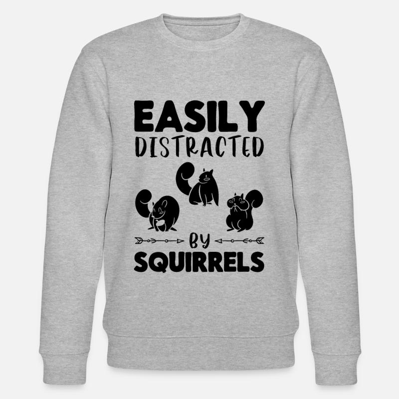 Squirrels love squirrels easily from - Stanley/Stella CHANGER Unisex Organic Sweatshirt - heather grey