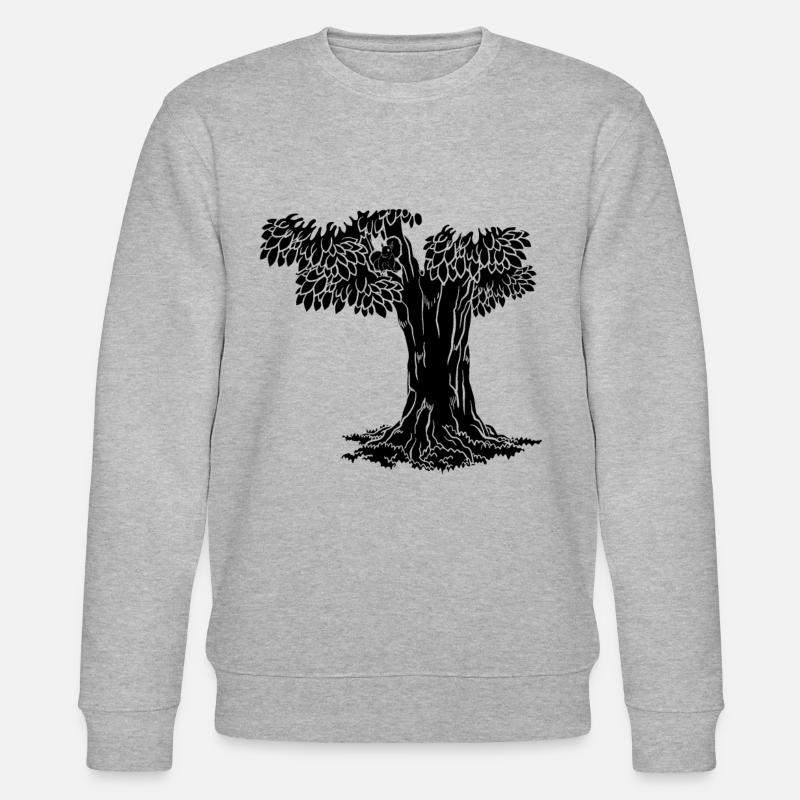 Lustiges Eichhörnchen, Eichhörnchen, - Stanley/Stella Unisex Bio-Sweatshirt CHANGER  - Grau meliert