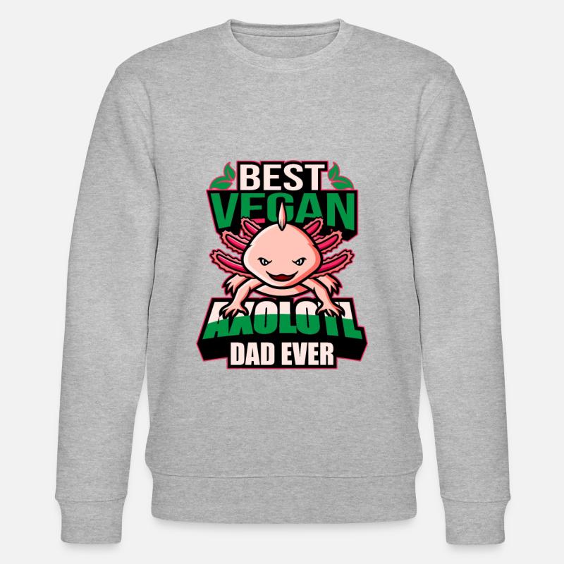 Axolotl - Stanley/Stella Unisex Bio-Sweatshirt CHANGER  - Grau meliert