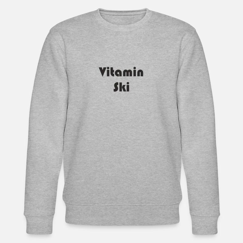 Ski - Vitamin Ski - Stanley/Stella Unisex Bio-Sweatshirt CHANGER  - Grau meliert