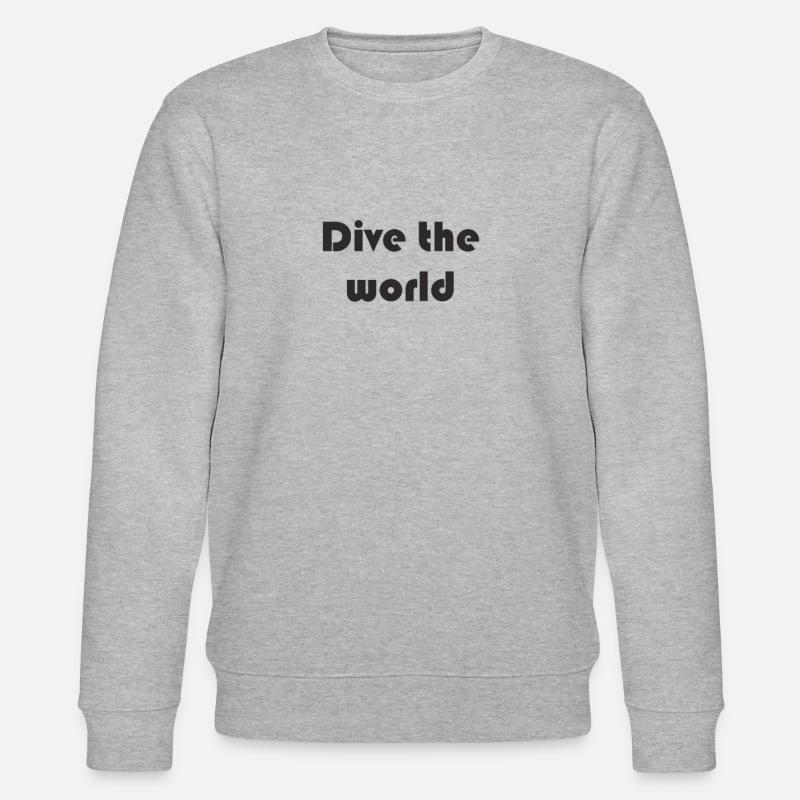 Plongée - Plongez dans le monde - Sweat bio CHANGER Stanley/Stella Unisexe - gris chiné