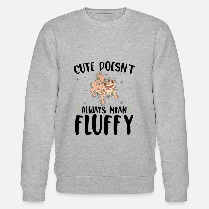 Geckos - Stanley/Stella Unisex Bio-Sweatshirt CHANGER  - Grau meliert