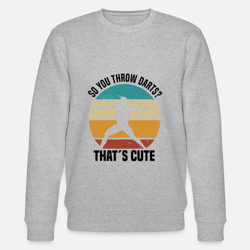 Lanceur de javelot - Sweat bio CHANGER Stanley/Stella Unisexe - gris chiné