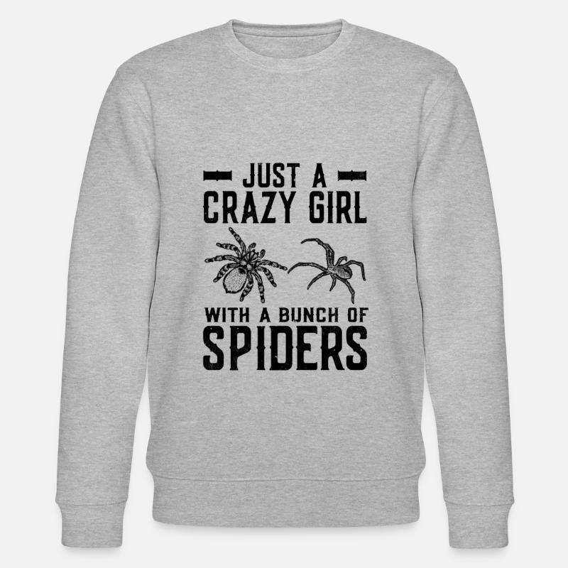 Tarentule - Sweat bio CHANGER Stanley/Stella Unisexe - gris chiné