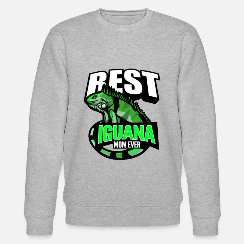Leguan Mama - Stanley/Stella Unisex Bio-Sweatshirt CHANGER  - Grau meliert