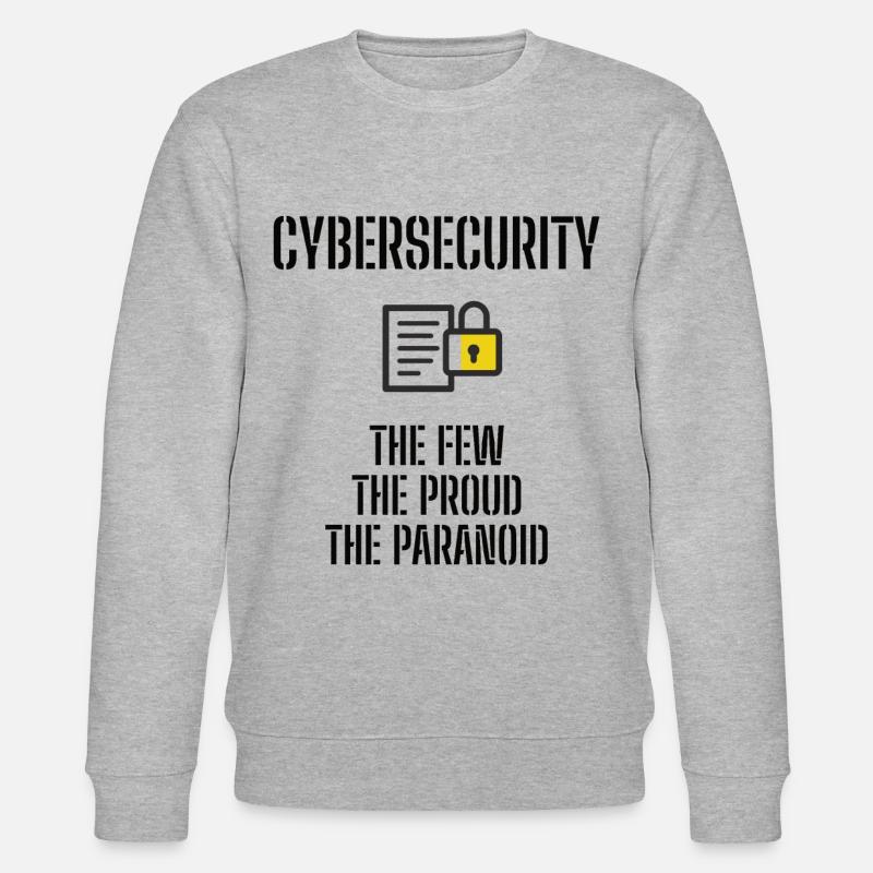 Cybersecurity - IT-Sicherheit Informatiker - Stanley/Stella Unisex Bio-Sweatshirt CHANGER  - Grau meliert