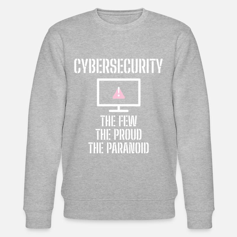 Cybersecurity - IT-Sicherheit Informatiker - Stanley/Stella Unisex Bio-Sweatshirt CHANGER  - Grau meliert