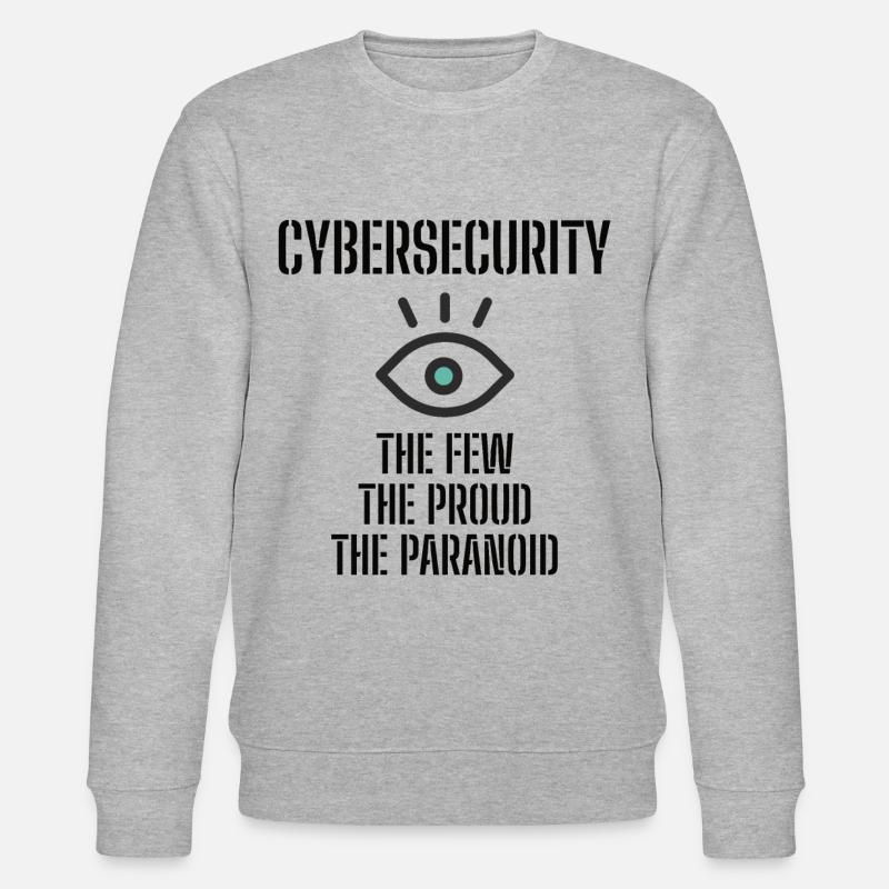 Cybersecurity - IT-Sicherheit Informatiker - Stanley/Stella Unisex Bio-Sweatshirt CHANGER  - Grau meliert