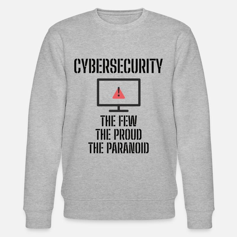 Cybersecurity - IT-Sicherheit Informatiker - Stanley/Stella Unisex Bio-Sweatshirt CHANGER  - Grau meliert