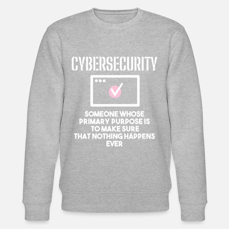 Cybersecurity - IT Security Computer Scientists - Stanley/Stella CHANGER Unisex Organic Sweatshirt - heather grey