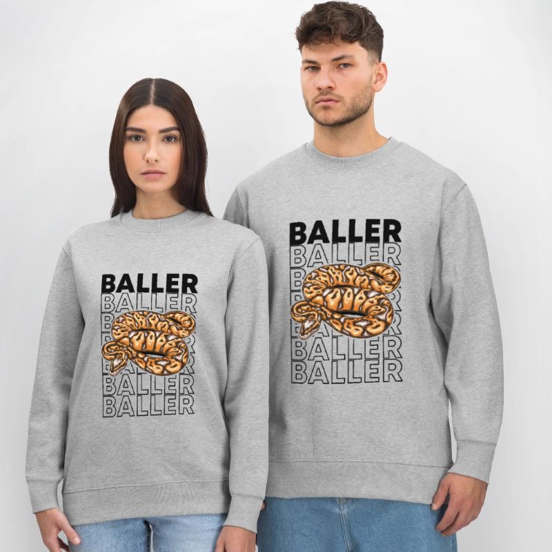 Ball Python 80's Style Baller Royal Python Snake Sweat bio CHANGER Stanley/Stella Unisexe
