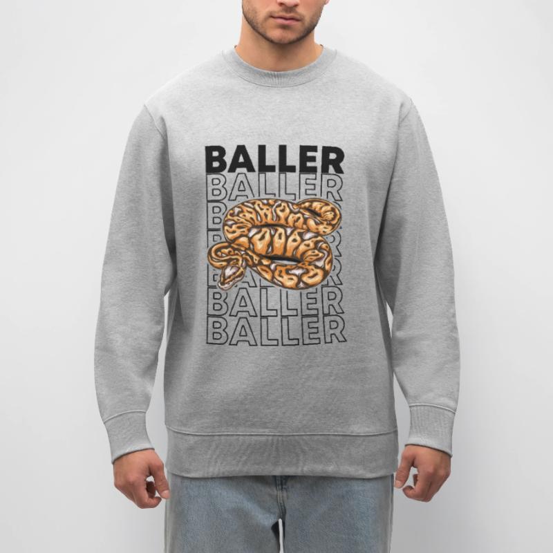 Ball Python 80's Style Baller Royal Python Snake Sweat bio CHANGER Stanley/Stella Unisexe