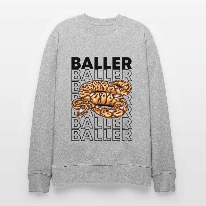 Ball Python 80's Style Baller Royal Python Snake Sweat bio CHANGER Stanley/Stella Unisexe