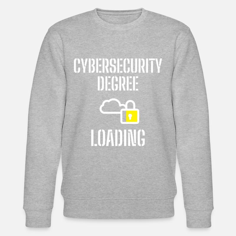 Cybersecurity - IT-Sicherheit Informatiker - Stanley/Stella Unisex Bio-Sweatshirt CHANGER  - Grau meliert