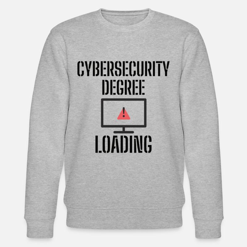 Cybersecurity - IT-Sicherheit Informatiker - Stanley/Stella Unisex Bio-Sweatshirt CHANGER  - Grau meliert