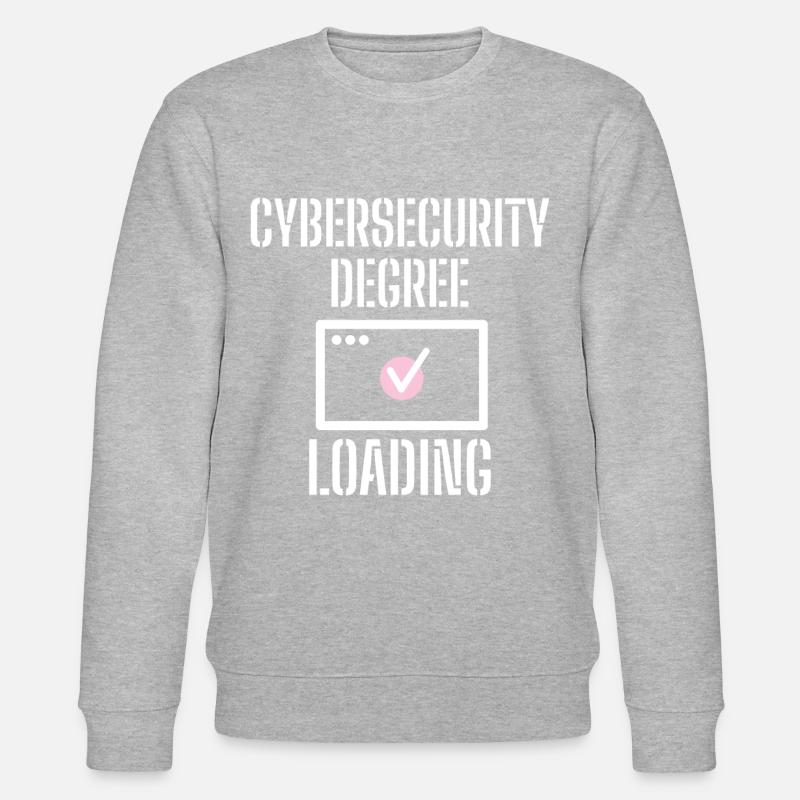 Cybersecurity - IT-Sicherheit Informatiker - Stanley/Stella Unisex Bio-Sweatshirt CHANGER  - Grau meliert