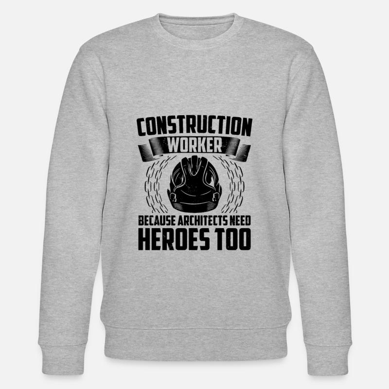 Maçon - Sweat bio CHANGER Stanley/Stella Unisexe - gris chiné