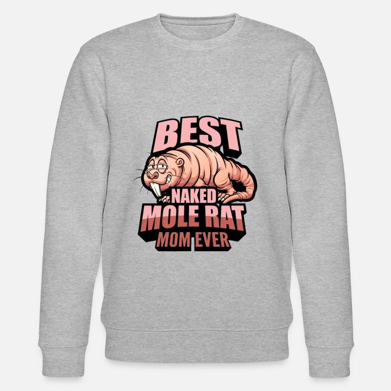 Nacktmull - Stanley/Stella Unisex Bio-Sweatshirt CHANGER  - Grau meliert