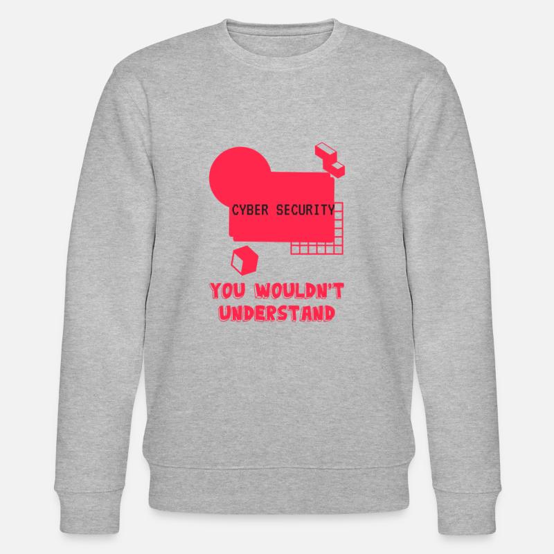 Cybersecurity - IT Security Computer Scientist - Stanley/Stella CHANGER Unisex Organic Sweatshirt - heather grey