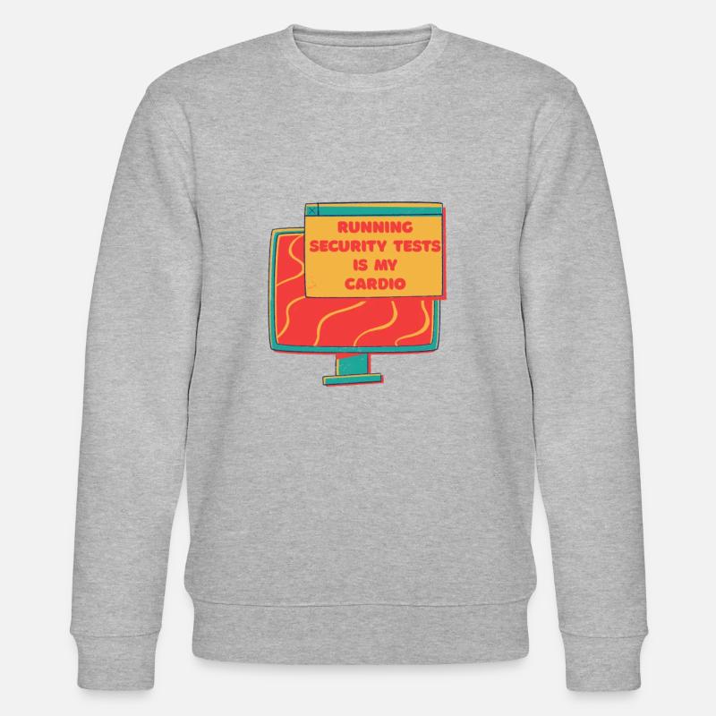 Cybersecurity - IT-Sicherheit Informatiker - Stanley/Stella Unisex Bio-Sweatshirt CHANGER  - Grau meliert
