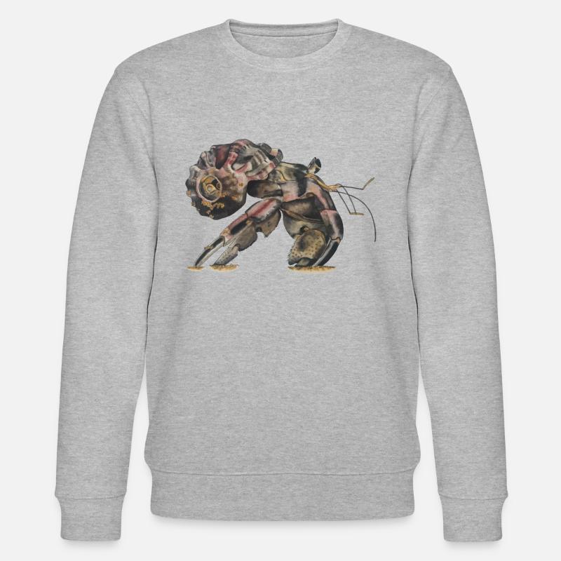 Bernard-l’ermite Sp - Sweat bio CHANGER Stanley/Stella Unisexe - gris chiné