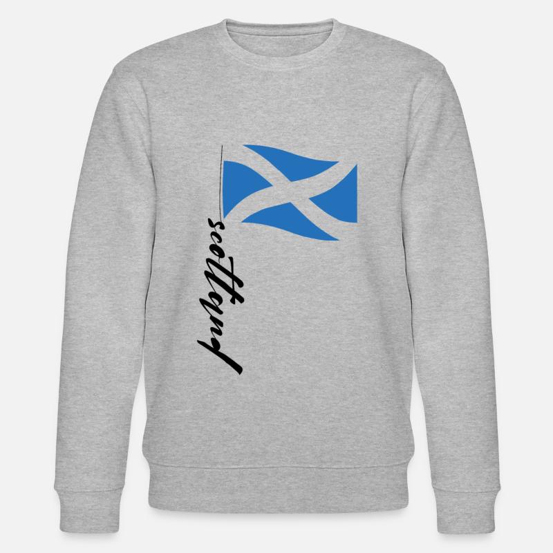 Écosse Drapeau écossais - Sweat bio CHANGER Stanley/Stella Unisexe - gris chiné
