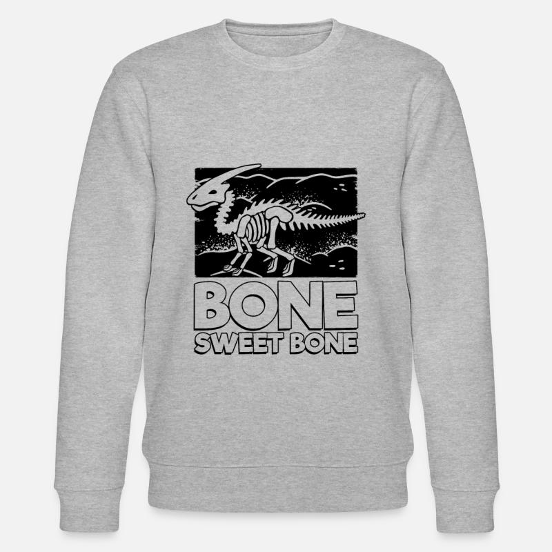 Dinosaurier - Stanley/Stella Unisex Bio-Sweatshirt CHANGER  - Grau meliert