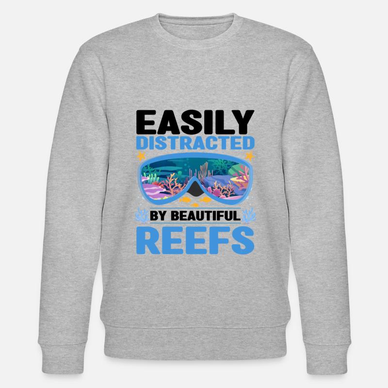 Plongeur - Sweat bio CHANGER Stanley/Stella Unisexe - gris chiné