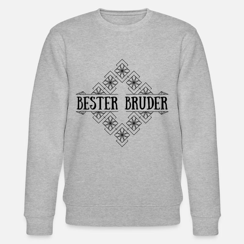 Bester Bruder - Stanley/Stella Unisex Bio-Sweatshirt CHANGER  - Grau meliert