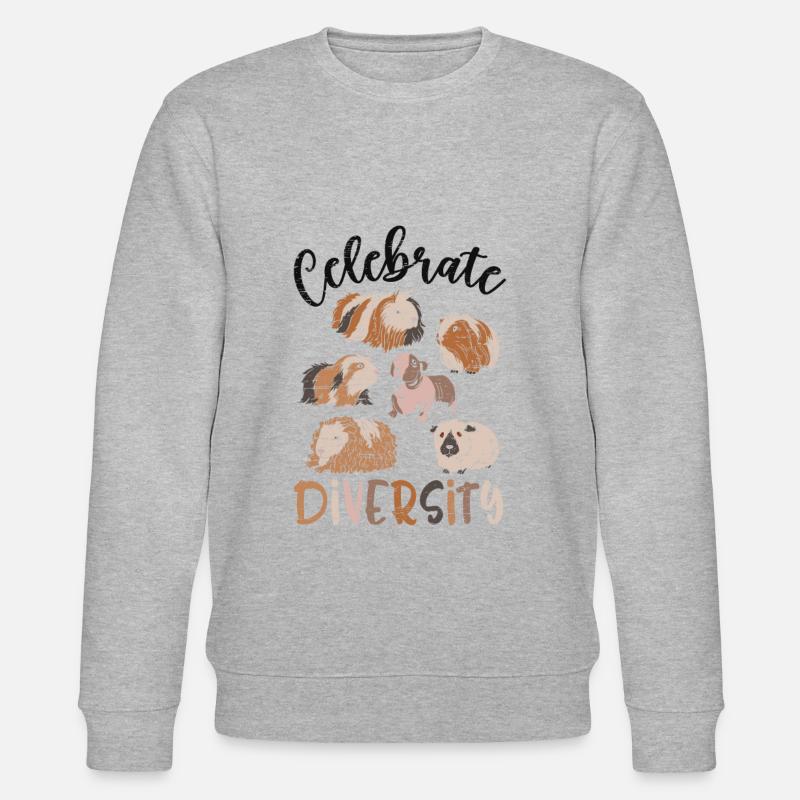 Variété - Drôle de cochon d’Inde-nice - Sweat bio CHANGER Stanley/Stella Unisexe - gris chiné