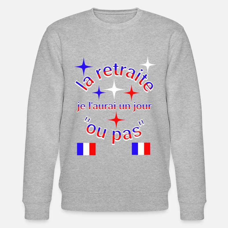 la retraite 1 - Sweat bio CHANGER Stanley/Stella Unisexe - gris chiné