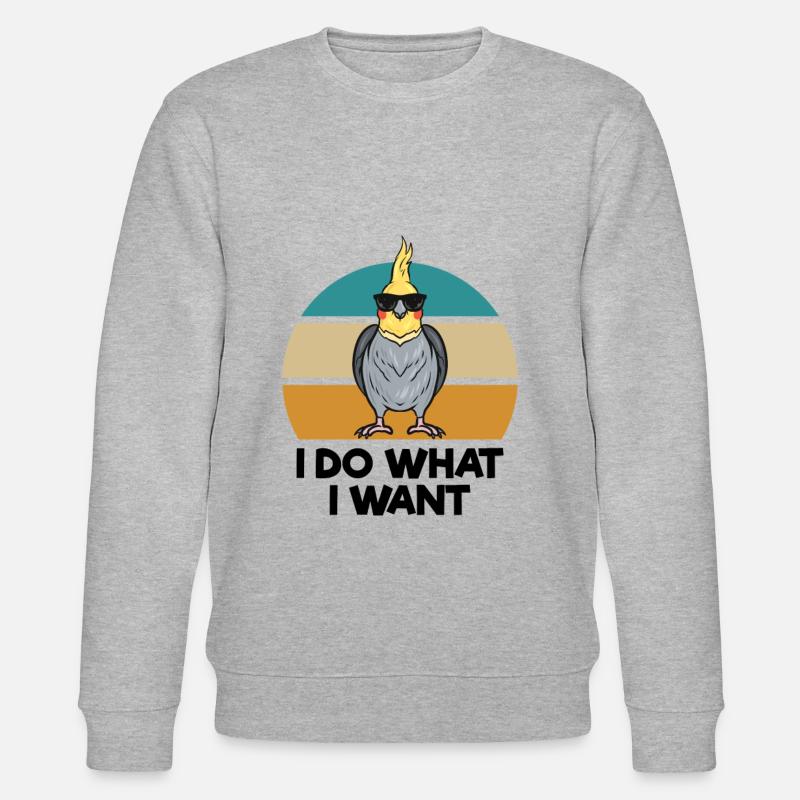 Calopsitte - Sweat bio CHANGER Stanley/Stella Unisexe - gris chiné