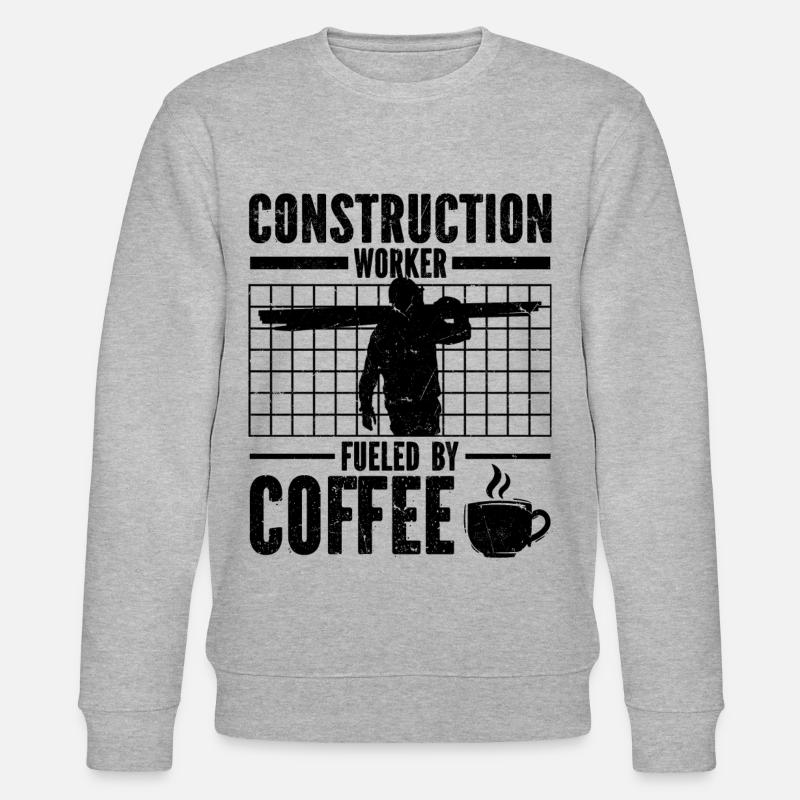 Bauarbeiter - Stanley/Stella Unisex Bio-Sweatshirt CHANGER  - Grau meliert