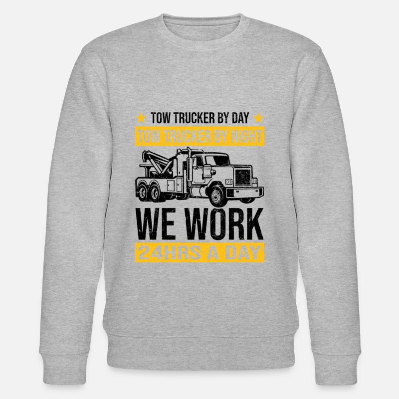 Abschleppwagen - Stanley/Stella Unisex Bio-Sweatshirt CHANGER  - Grau meliert