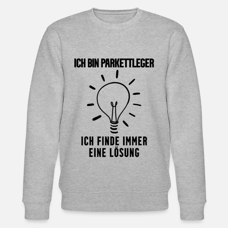 Parkettleger Geschenk - Stanley/Stella Unisex Bio-Sweatshirt CHANGER  - Grau meliert