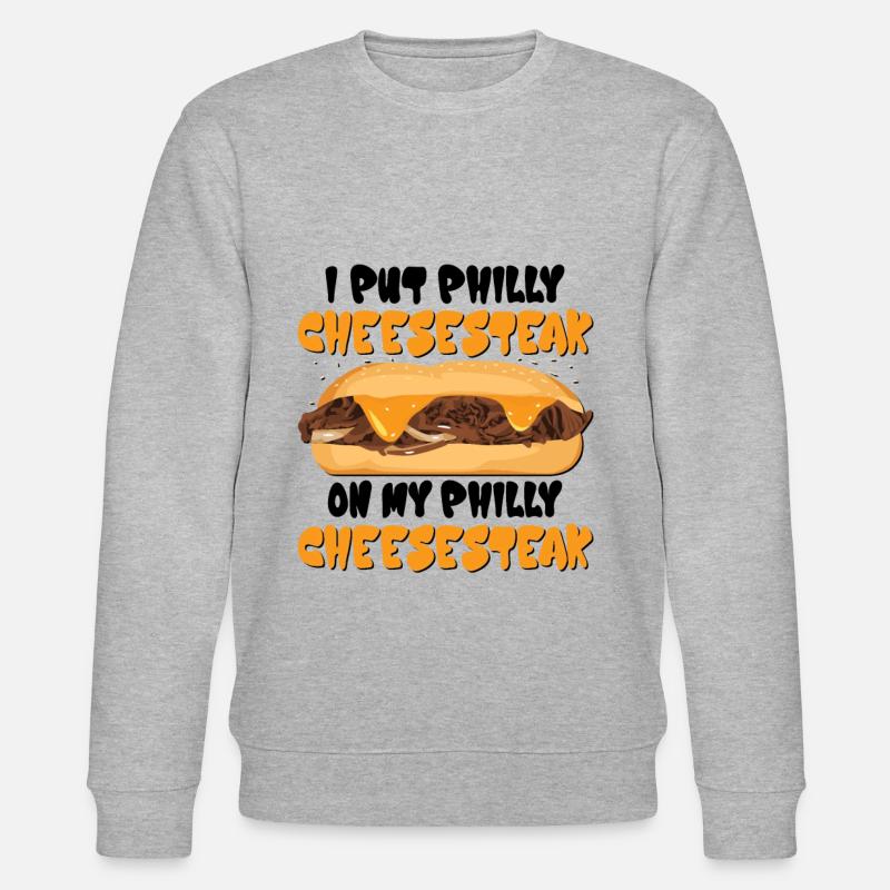 Philly Breakfast Sandwich - Stanley/Stella Unisex Bio-Sweatshirt CHANGER  - Grau meliert