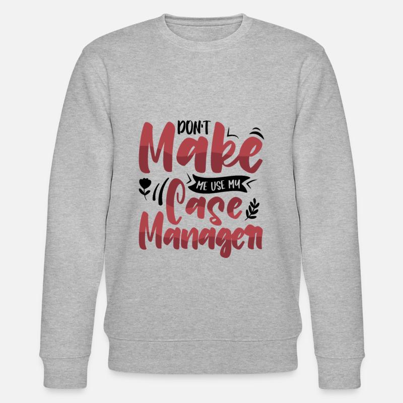 Birth Worker - Stanley/Stella Unisex Bio-Sweatshirt CHANGER  - Grau meliert