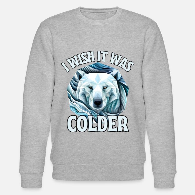 Devrait être plus froid - Sweat bio CHANGER Stanley/Stella Unisexe - gris chiné