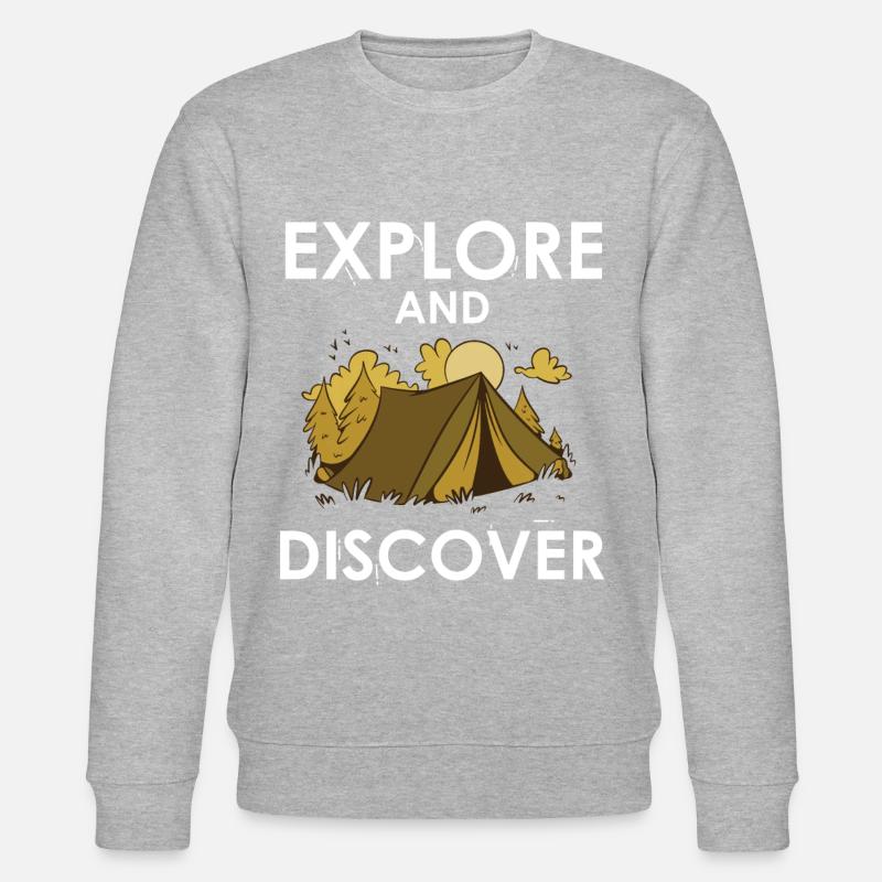Explore and discover - Stanley/Stella Unisex Bio-Sweatshirt CHANGER  - Grau meliert