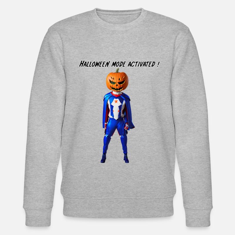 Mode Halloween activé ! - Sweat bio CHANGER Stanley/Stella Unisexe - gris chiné